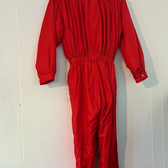 COLMAR Sportswear Red Snowsuit Vintage Made In Italy Size Large USA 8 - Picture 12 of 16